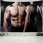 Decobites Mystery Sexy Tapiz Art Muscular Man Wall Hanging Tapestry for Home Decor