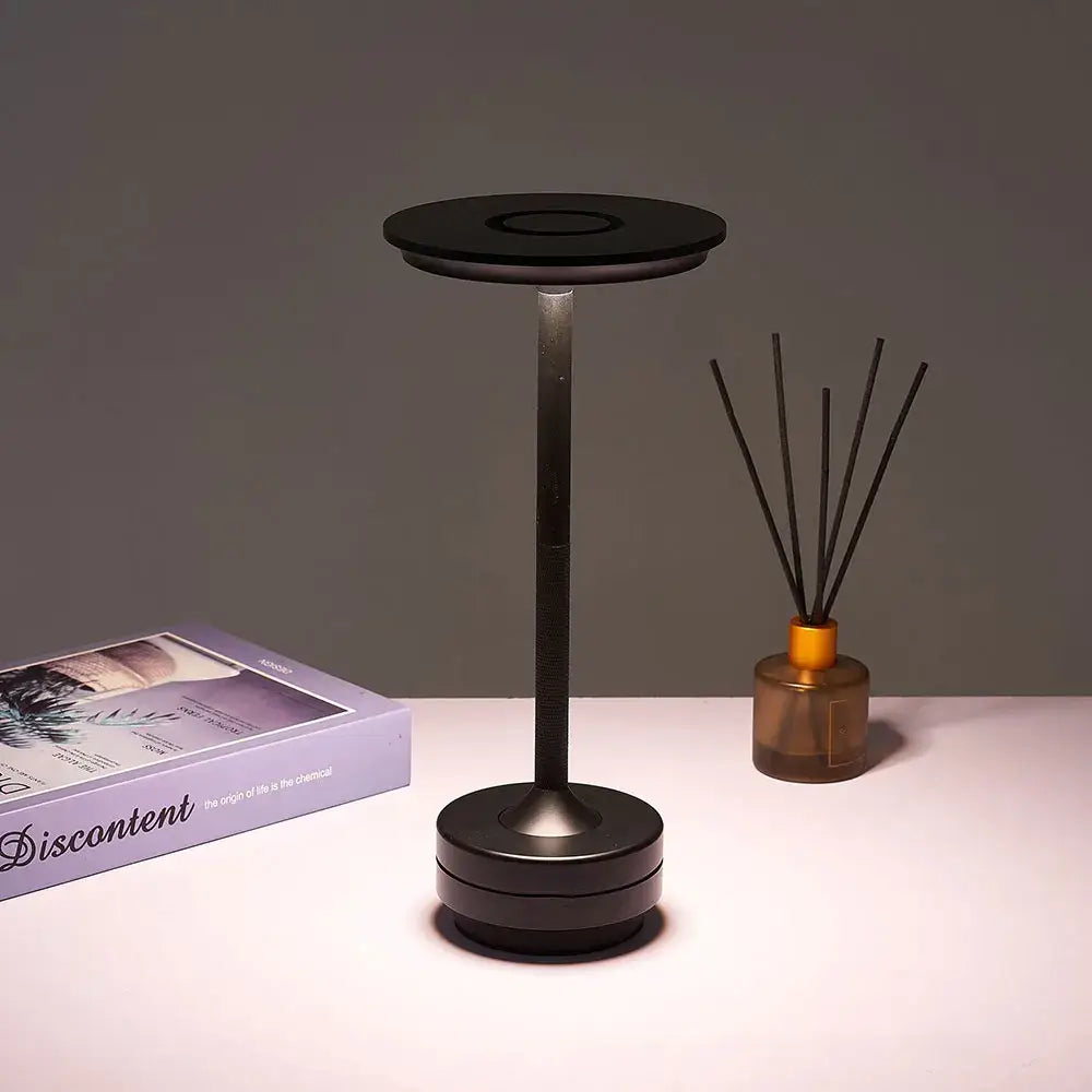 DecorBites™ Simple charging LED Desk Lamp restaurant bar desk lamp dimming atmosphere retro portable charging touch USB
