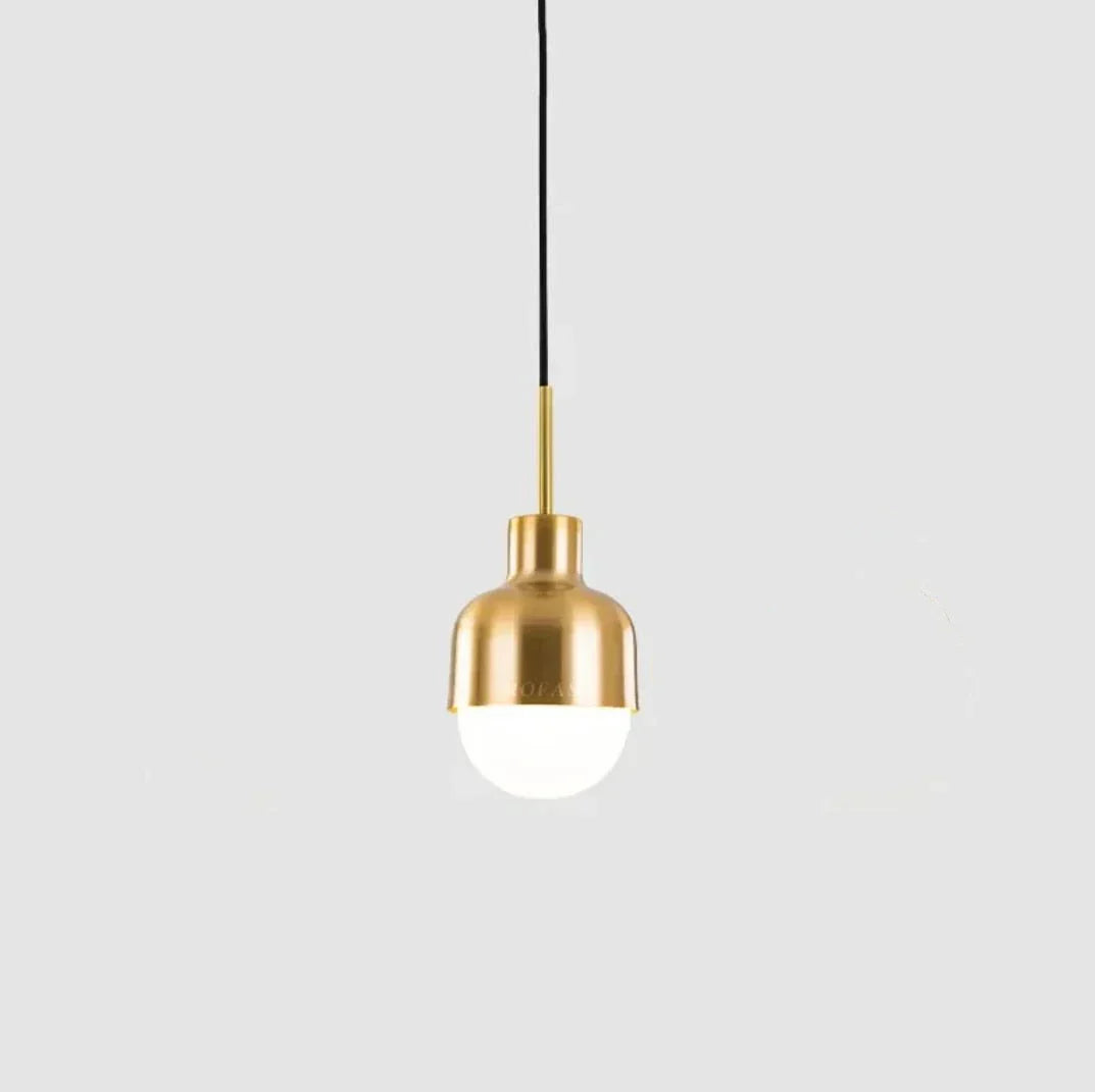 DecorBites™ Gold Iron Led Pendant Lights for Kitchen Dining Room, Modern Luminaire Hanging Lamps