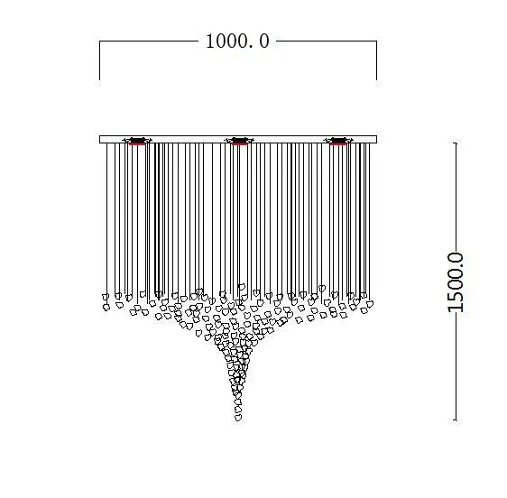 Decorbites™ Luxus-Kristall-Leuchter: Moderne LED-Beleuchtung für Treppenhaus & Eingangsbereich mit Design für lange Flure
