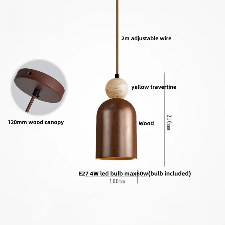 ديكوربايتس™ مصابيح LED معلقة من الحديد الأسود من حجر وابي سابي، مصباح معلق لديكور المدخل