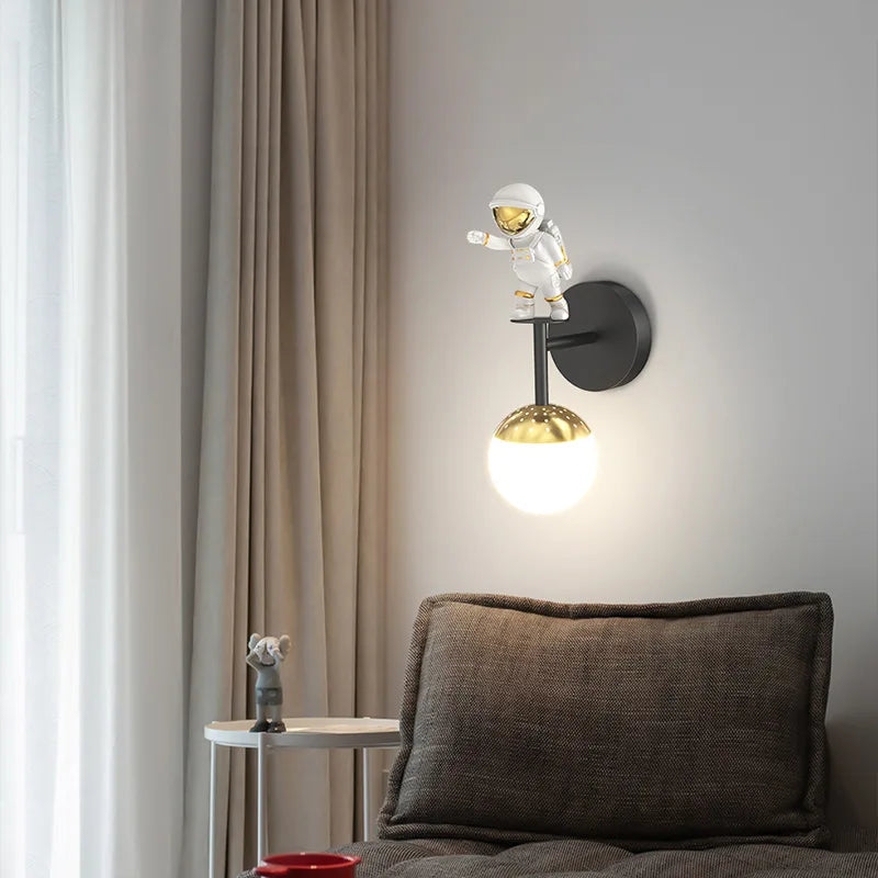 Astronaut Wall Light Fixture