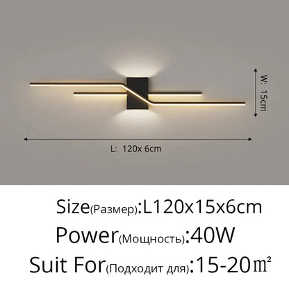 DecorBites™ LED Wall Lamp: Modern Design for Aisle, Bedroom, Closets. Ideal Indoor Lighting Solution.