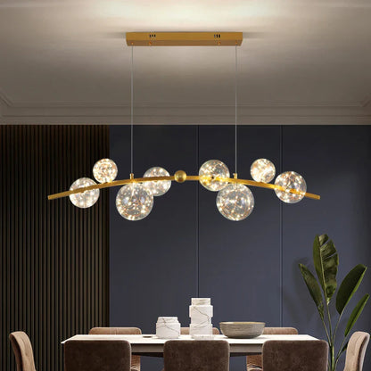 DecorBites™ LED Chandelier: Luxury Interior Lighting for Modern Living, Kitchen, or Dining Room
