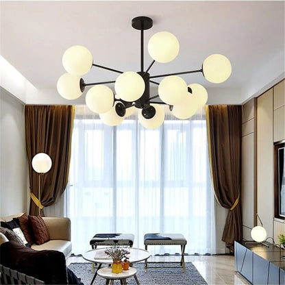 DecorBites™ Glass Shade Replacement for Magic Bean Lighting, 7cm Opening, Smoke Grey Amber Cognac