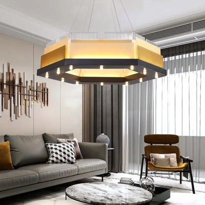 DecorBites™ LED Chandelier: Postmodern Art Lamp for Designer Living Room, Bar, Restaurant.