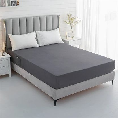 Decobites Luxe Sanding Fitted Sheet: High-Quality King Queen Bed Linen