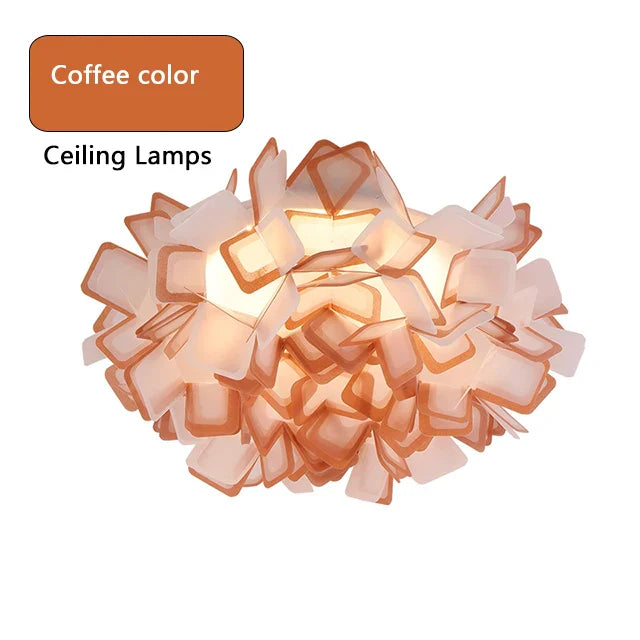 Lámpara colgante de techo con forma de flor LED DecorBites™ para sala de estar y dormitorio
