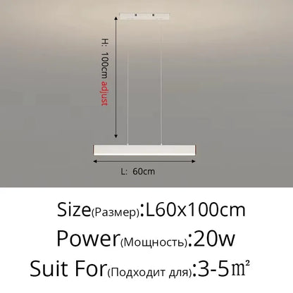 Nordic Contemporary Metal LED Pendant Light