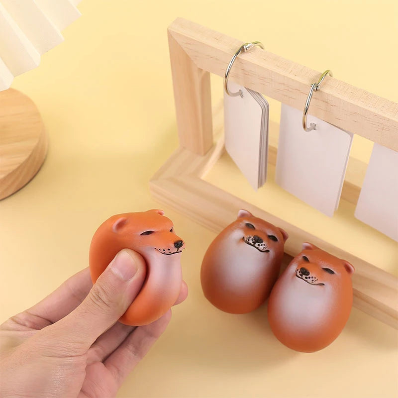 Shiba Inu PVC Egg Desk Decor