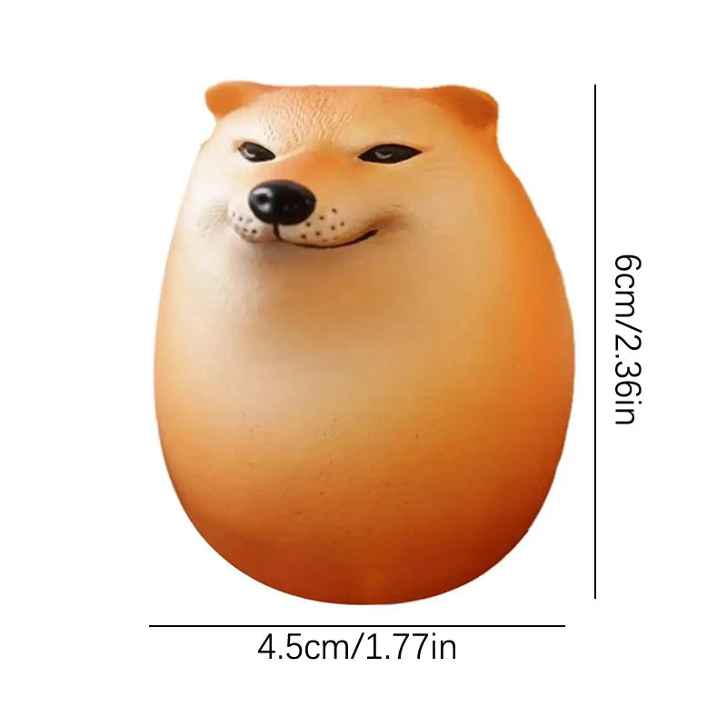 Shiba Inu PVC Egg Desk Decor