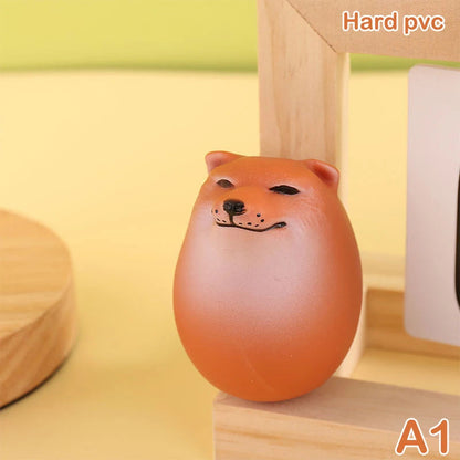 Shiba Inu PVC Egg Desk Decor