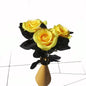 Silk Black Rose Flower Bouquet