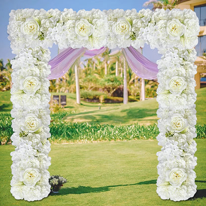 Silk Floral Arch Panel Decor