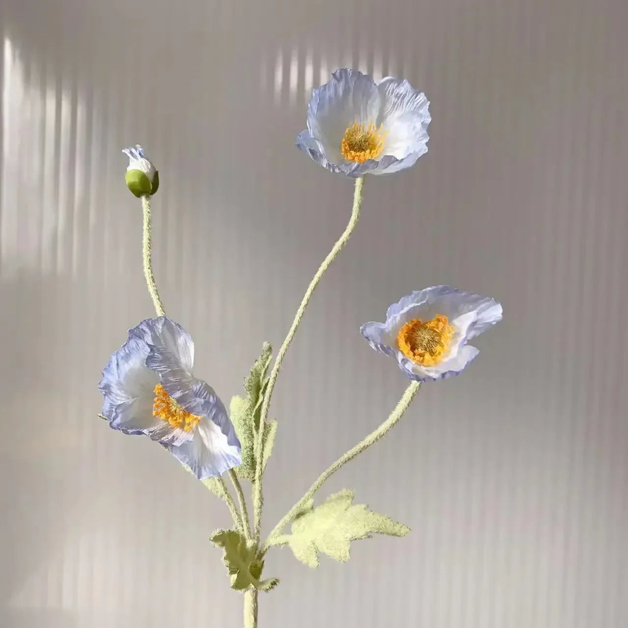 Silk Poppy Flowers for Decor