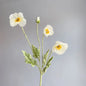 Silk Poppy Flowers for Decor