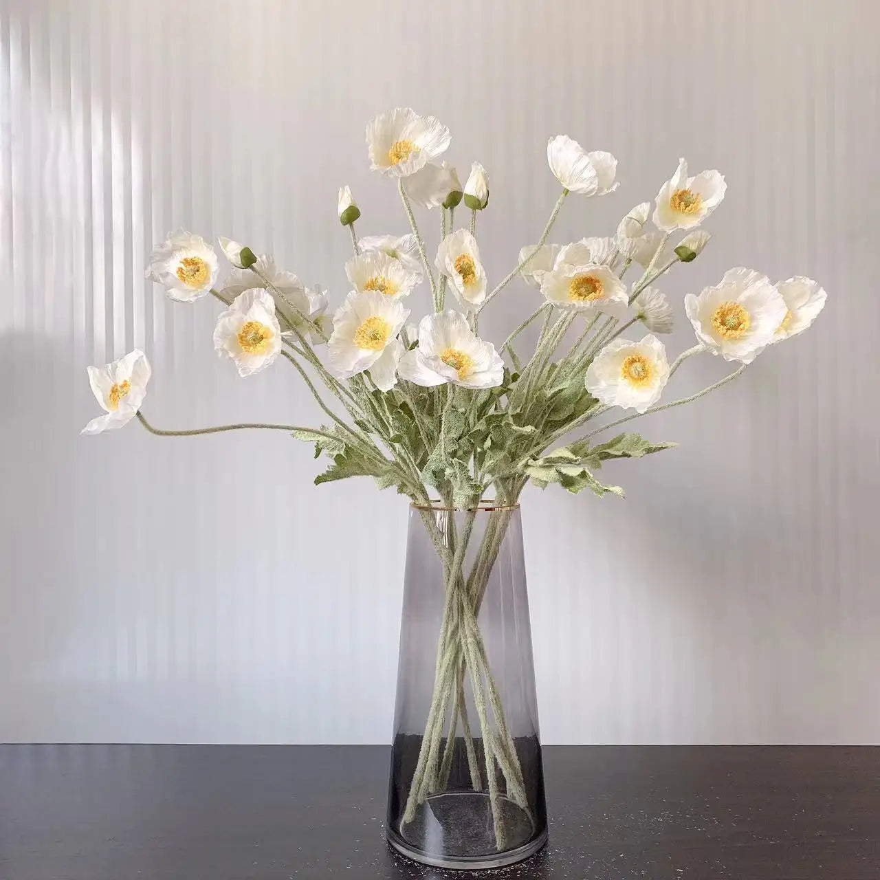 Silk Poppy Flowers for Decor