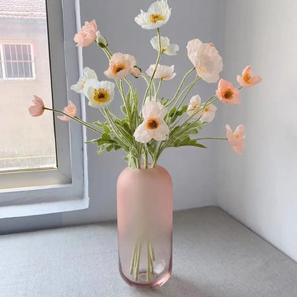 Silk Poppy Flowers for Decor