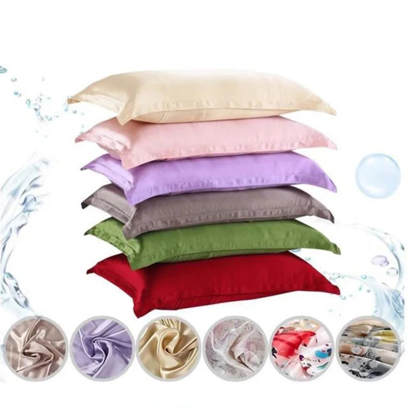 Silk Satin Pillowcase 48x74cm Multicolour