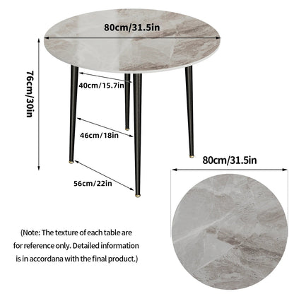 Sintered Stone Round Dining Table