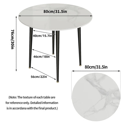 Sintered Stone Round Dining Table