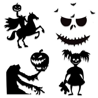 Skeleton Hand Pumpkin Wall Sticker