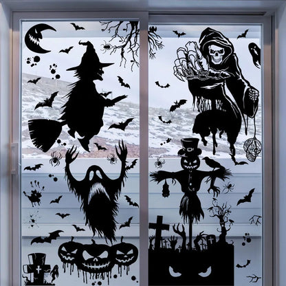 Skeleton Hand Pumpkin Wall Sticker