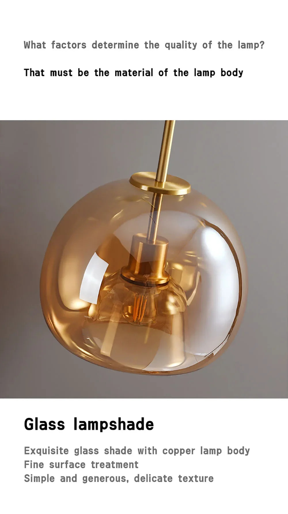 Sleek Glass LED Ceiling Light