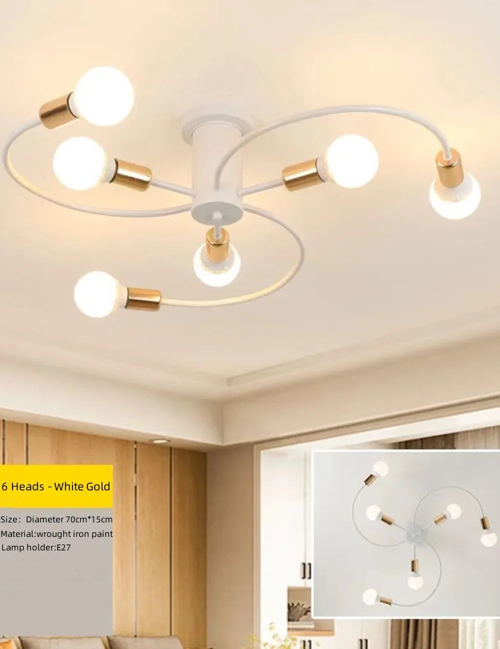 Sleek LED Modern Ceiling Light