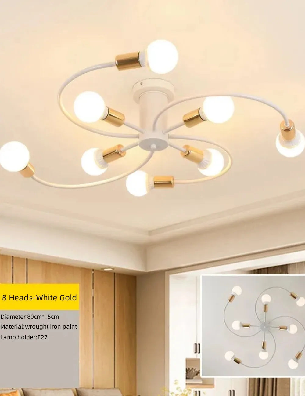 Sleek LED Modern Ceiling Light