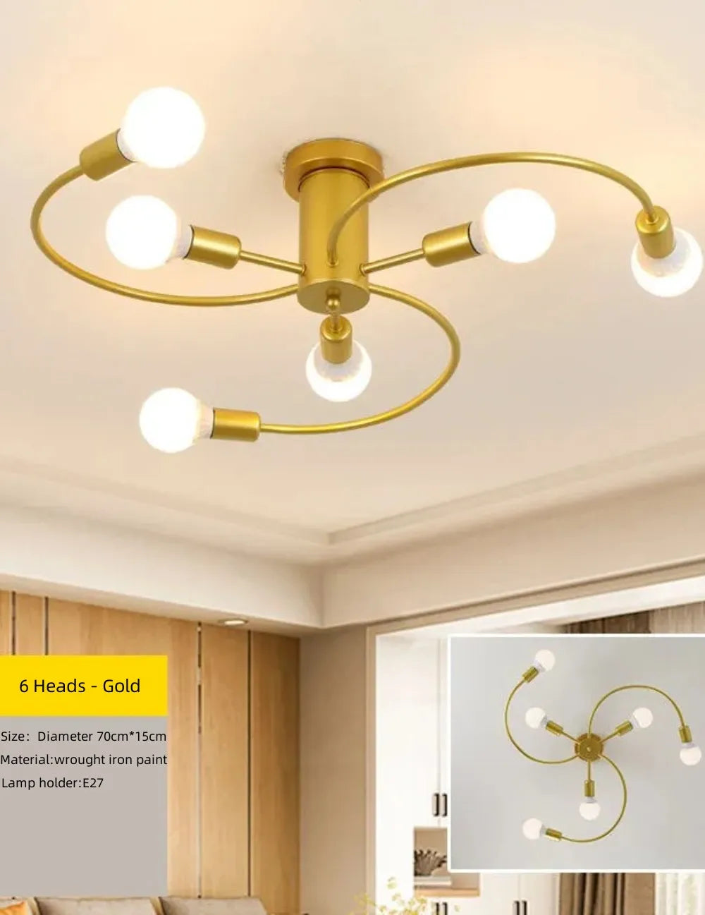 Sleek LED Modern Ceiling Light