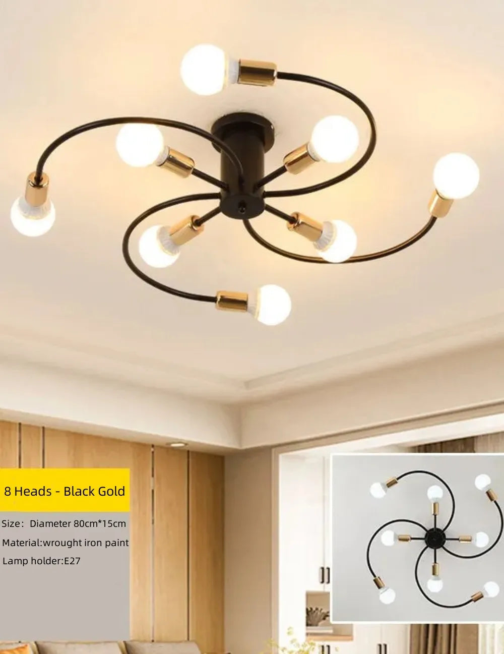 Sleek LED Modern Ceiling Light