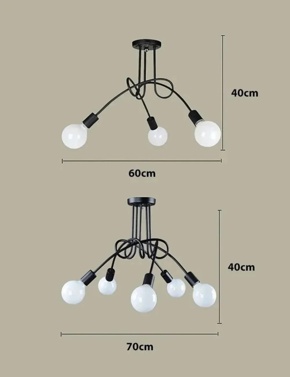 Sleek LED Modern Ceiling Light