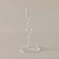 Slim Glass Candlestick Holder Set