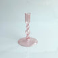 Slim Glass Candlestick Holder Set