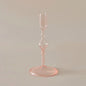 Slim Glass Candlestick Holder Set