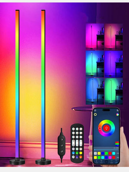 Smart Adjustable RGB LED Floor Lamp