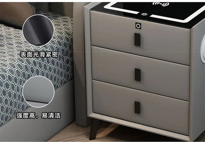 Smart Solid Wood Bedside Table