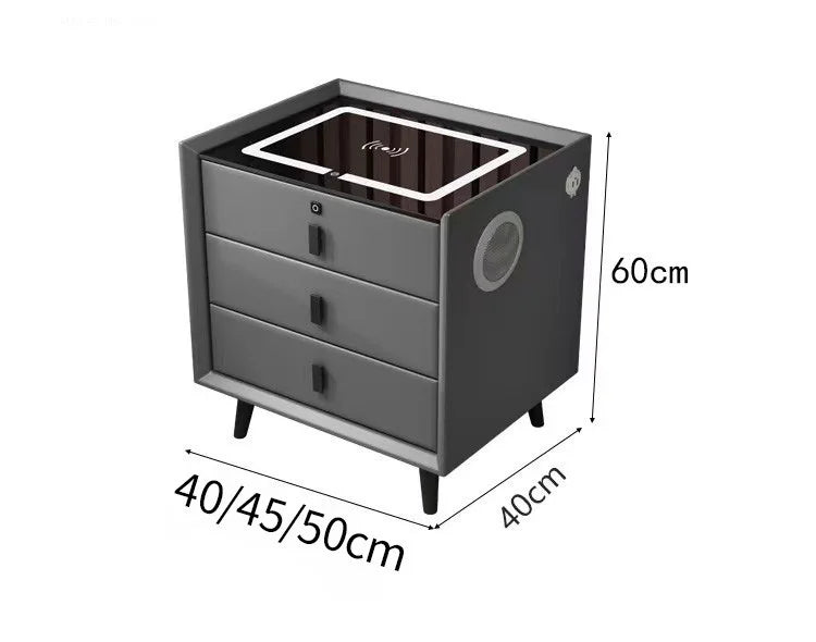 Smart Solid Wood Bedside Table