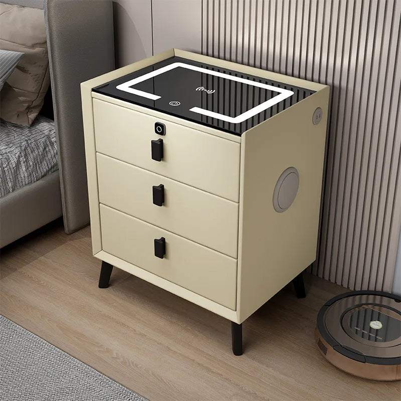 Smart Solid Wood Bedside Table