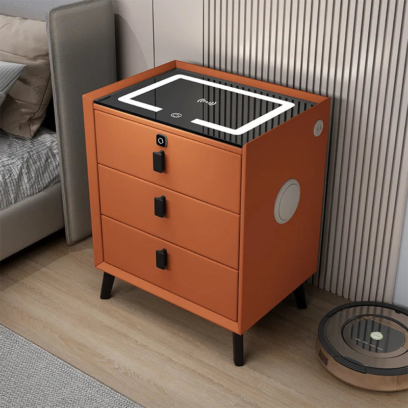 Smart Solid Wood Bedside Table