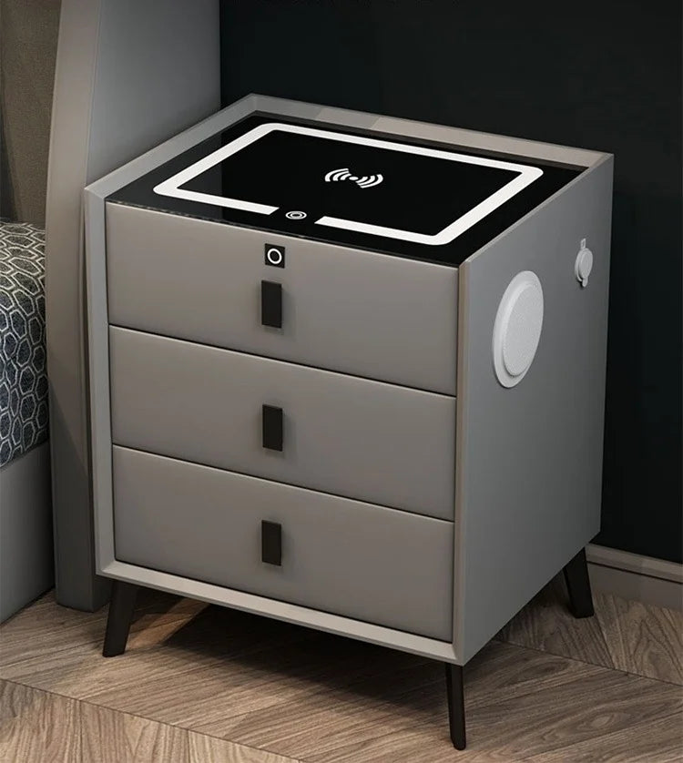 Smart Solid Wood Bedside Table