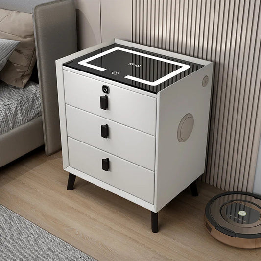 Smart Solid Wood Bedside Table