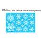 Snowflake Electrostatic Wall Stickers Set