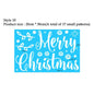 Snowflake Electrostatic Wall Stickers Set