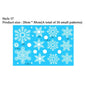 Snowflake Electrostatic Wall Stickers Set