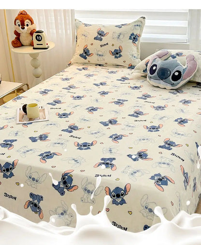 Soft Coral Fleece Cartoon Blanket