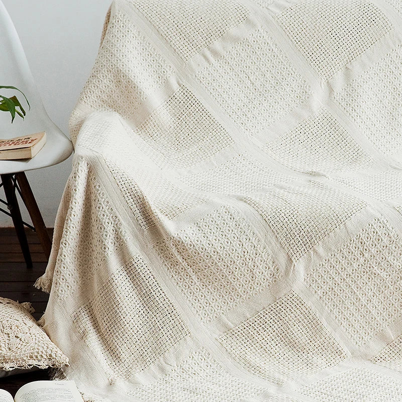 Soft Cotton Blend Picnic Blanket