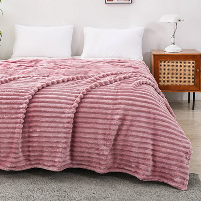 Soft Flannel Throw Blanket – Multiple Sizes