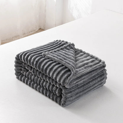 Soft Flannel Throw Blanket – Multiple Sizes